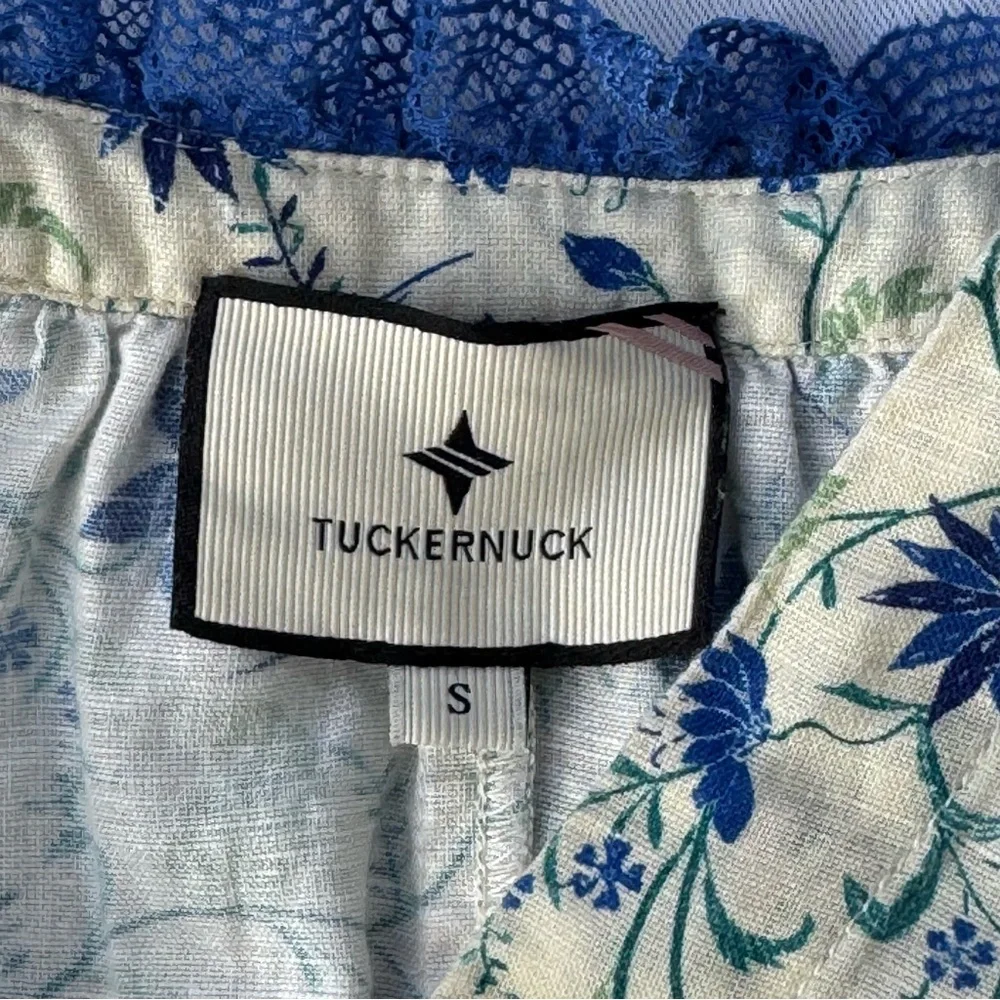 Tuckernuck Bluebird Crawford Dress Linen Blend Floral Small Boho - Picture 4 of 11